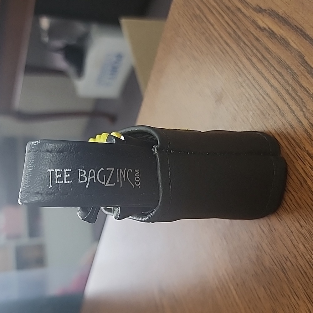 Golf tee holder embroidered smiley face - Picture 3 of 3